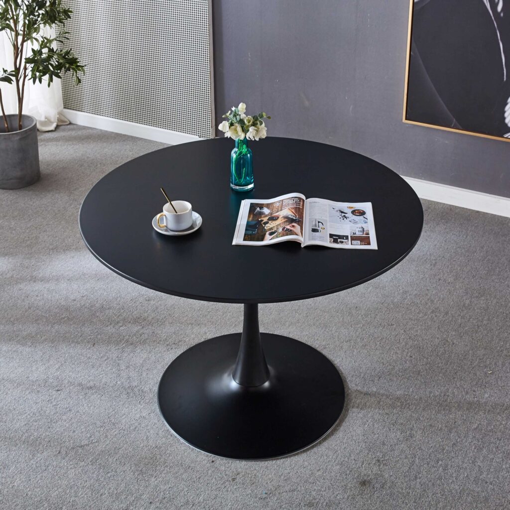 Ebony Round Dining Table