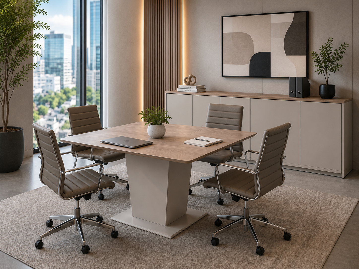 Ava Square Meeting Table