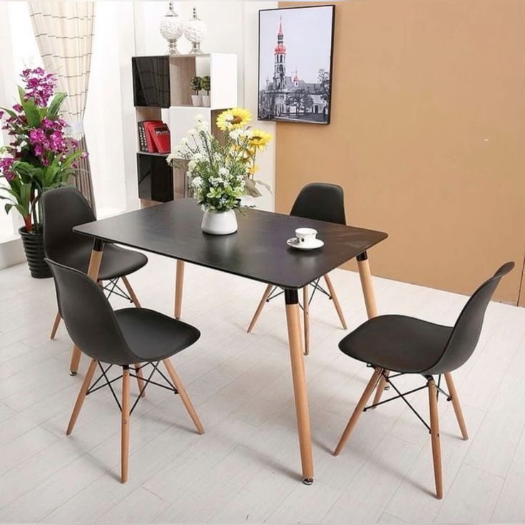 Royal Dining Set, Black
