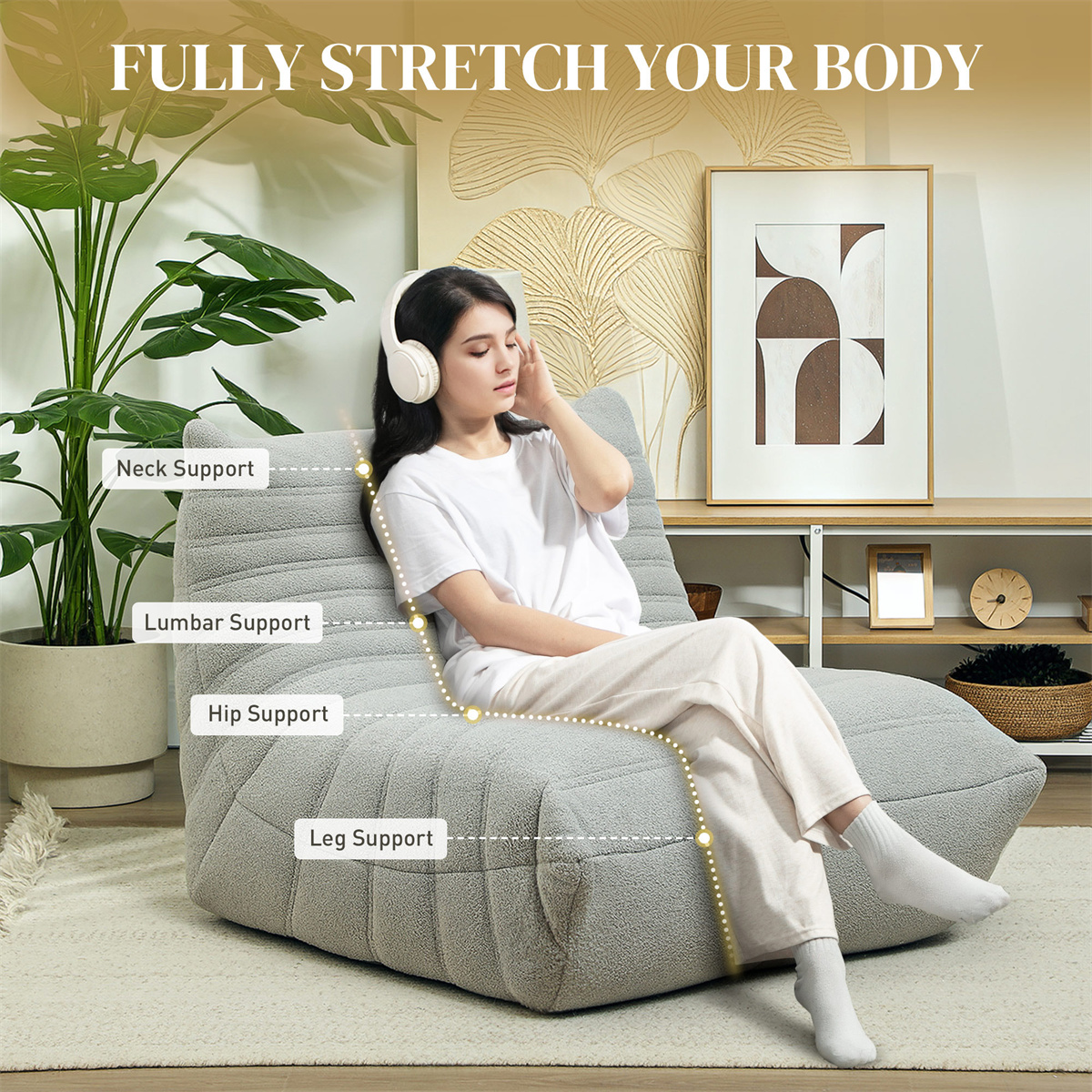 Togo Armless Floor Lounge Chair - Image 10