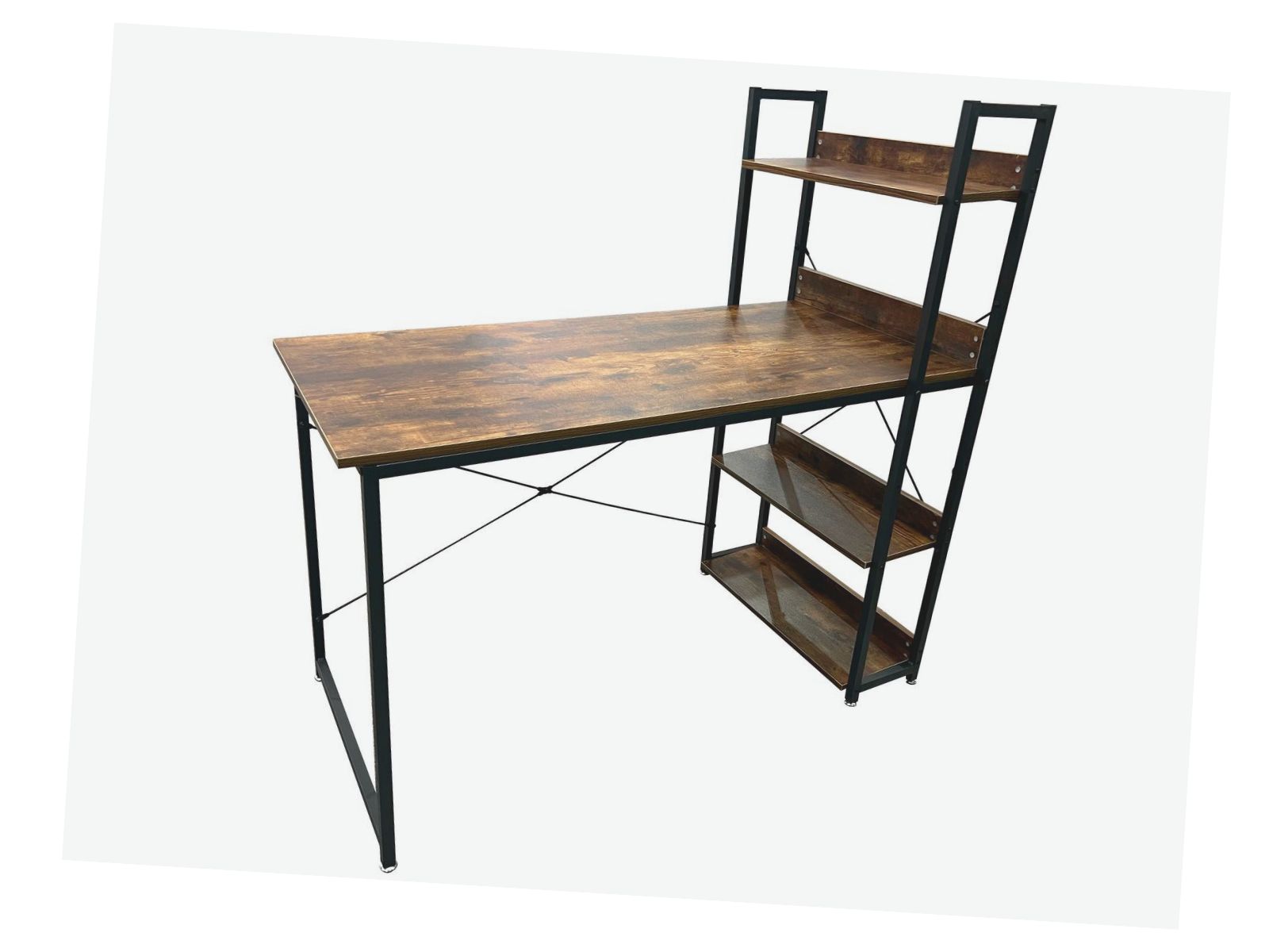 Ezra Computer Desk with Storage Shelves - Image 5