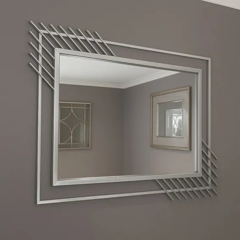 Modern Geometric Wall Mirror - Image 2