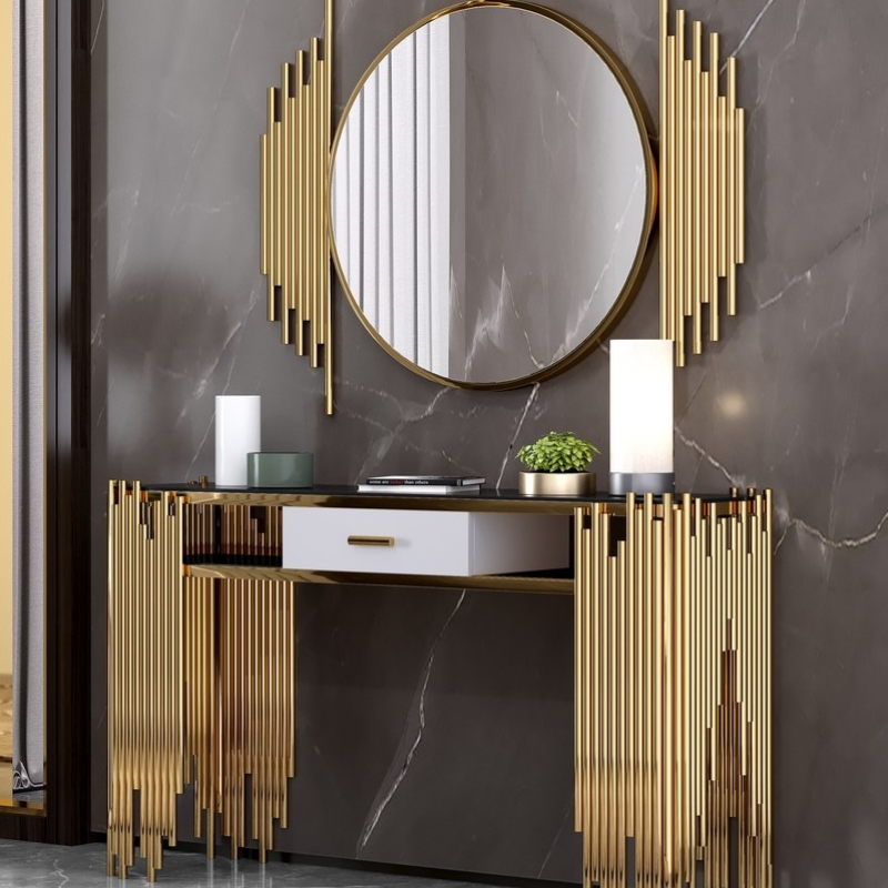 Luxury Vertical Accent Wall Mirror - Image 2