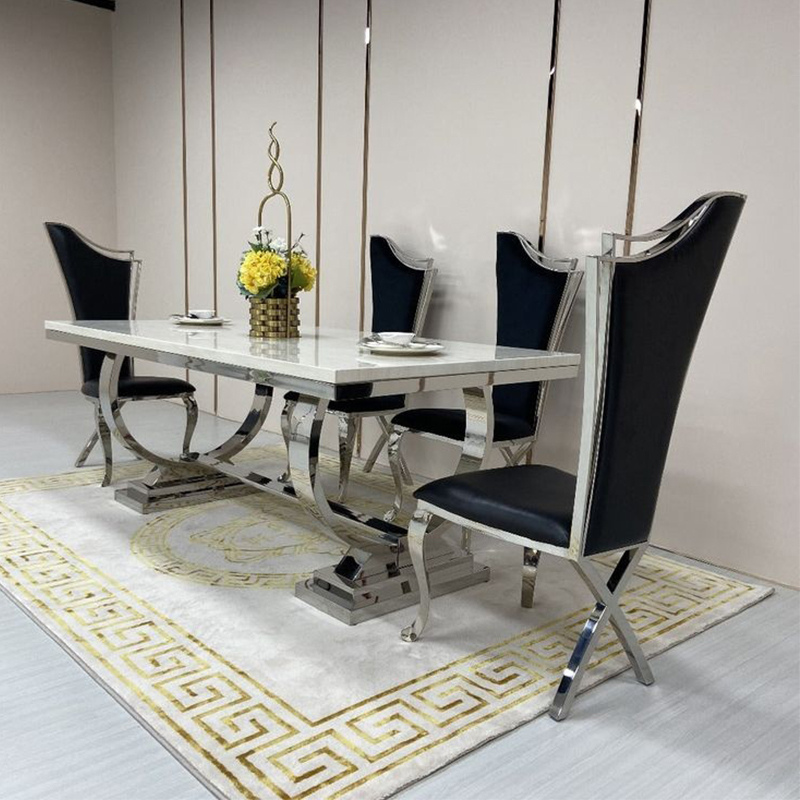 Beverly Luxury Marble Dining Table - Image 7