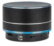 Manhattan Black Metallic LED Bluetooth Speaker