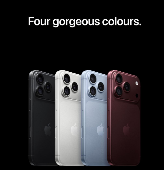 Apple iPhone 18 Pro Max — four colours